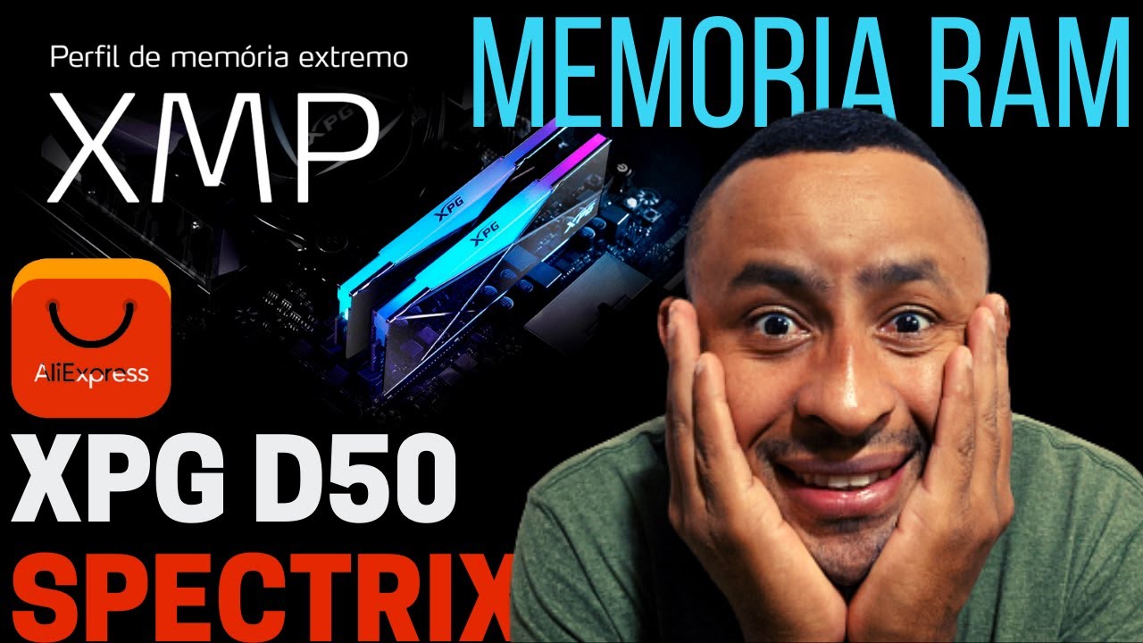 Unboxing e primeiras impressões das Memória DDR4 XPG SPECTRIX D50, direto do Aliexpress