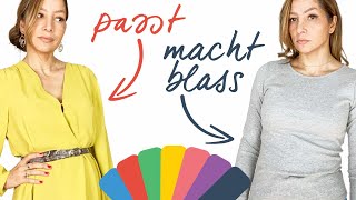 Welcher Farbtyp bin ich? So findet man heraus, welche Farben einem WIRKLICH stehen | NEUER Test!