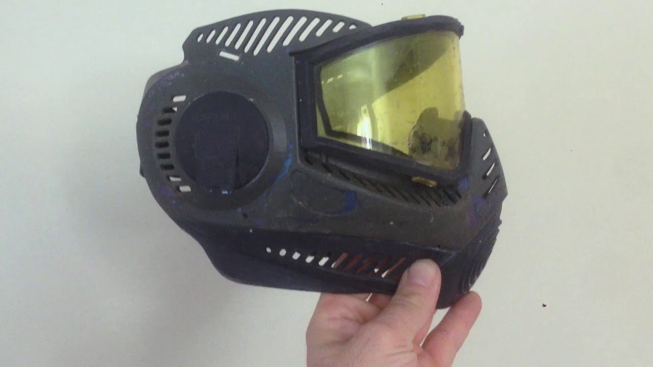 JT Proteus Paintball Mask with Sportz Comm System YouTube