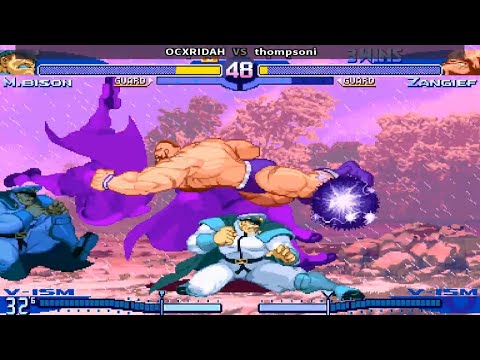 Fightcade 👊 Street Fighter Alpha 3 👊🏾 OCXRIDAH 🇺🇸 Vs Thompsoni 🇫🇮