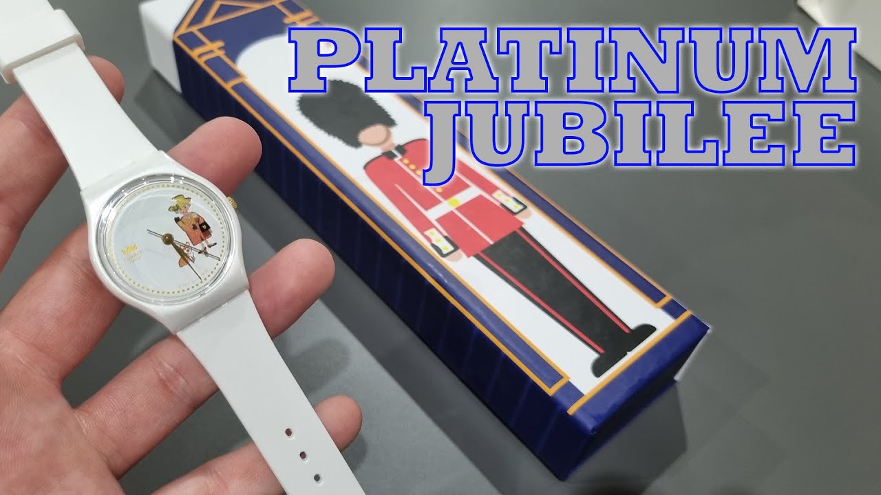 UNBOXING HOW MAJESTIC! Swatch Celebrate the Queen's Platinum Jubilee