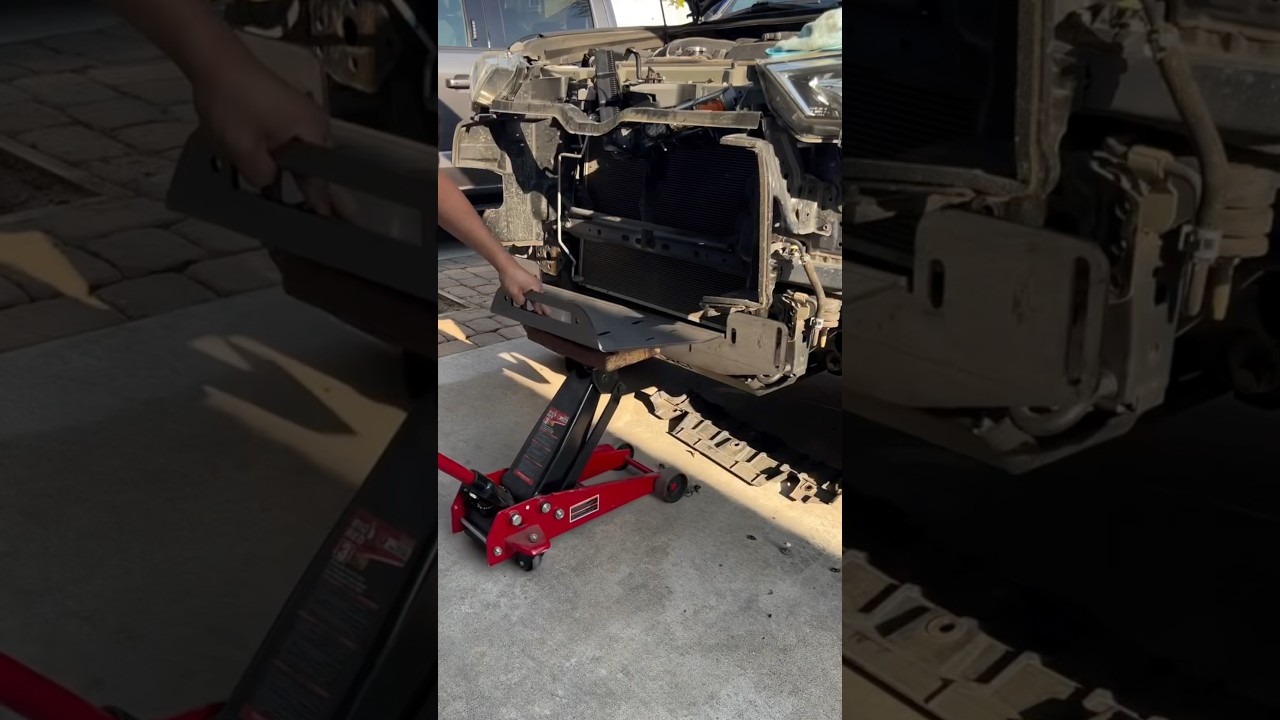 Hidden winch setup featuring a custom laser cut steel mounting plate 🤤 