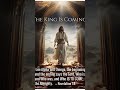 #Be ready Be ￼ watchful  for the king is coming!!!