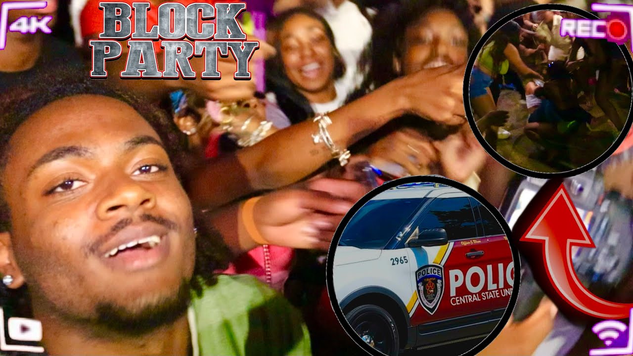 Wilberforce/CentralState Bloclk Party They Started Fighting (Police