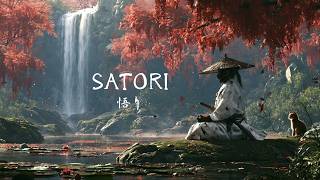 SATORI — 悟り — | Japanese Samurai Ambience with Waterfall for Deep Sleep & Relaxation