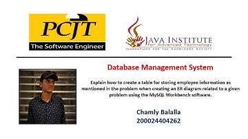 Explain how to create a table for storing employee information as mentioned in the problem when...