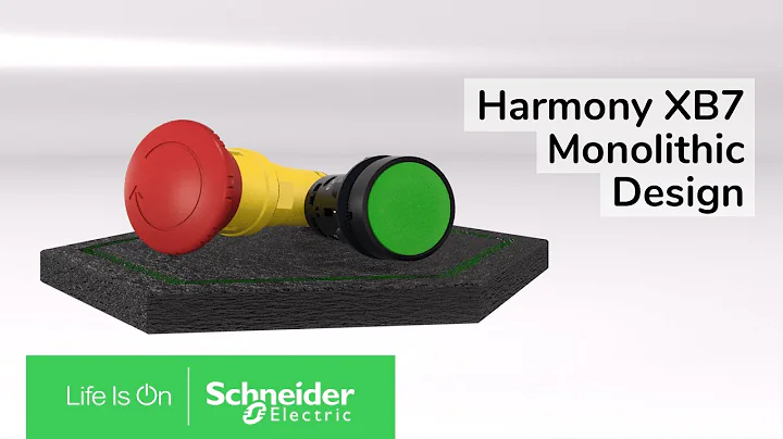 Monolithic Designed Harmony Pushbutton | Schneider Electric