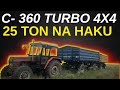 URSUS C-360 TURBO 4x4 CIĄGNIE PONAD 20 TON!! | CLAAS MEGA 208 | KUKURYDZA 2021 |
