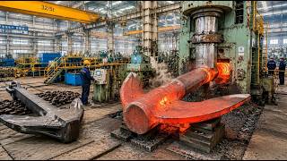 Inside Giant Forging Factory | How World’s Largest Ship Anchors Are Made