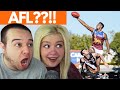What is AFL? Aussie Rules Explained | AMERICAN COUPLE REACTION