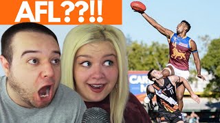 What is AFL Aussie Rules Explained | AMERICAN COUPLE REACTION