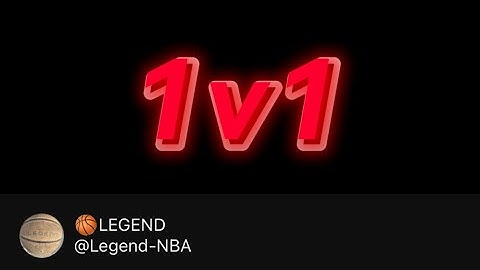 BASKETBALL 1v1 LEGEND VS RANDOM KID