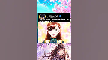 That's a perfect example of Love can change everyonee #anime #animeedit #animelover #romantic #love