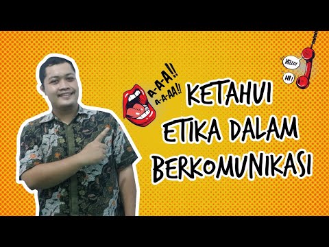 Video: Etika: Peraturan Komunikasi Di Telefon Bimbit