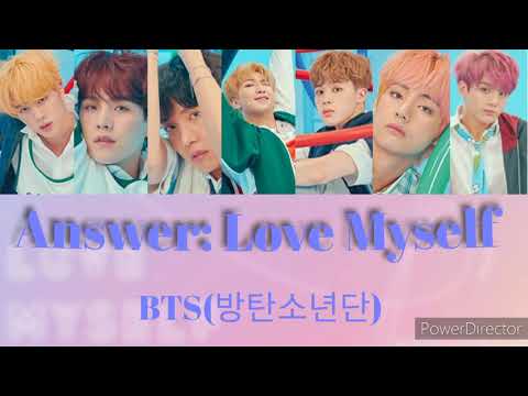BTS(방탄소년단)／Answsr;Love myself／和訳／パート別