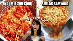 NYARI MATI! Indomie 200 CABE + Seblak Samyang - Durasi: 12.17. 
