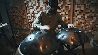 NADAYANA | Global Handpan Hang Festival | Live improvisation 4th january 2022 - Jan Borren Handpan