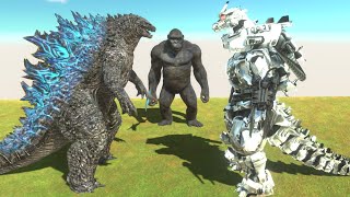 Godzilla Vs Mecha Godzilla And King Kong - Animal Revolt Battle Simulator