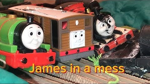 Trackmaster James in a mess remake