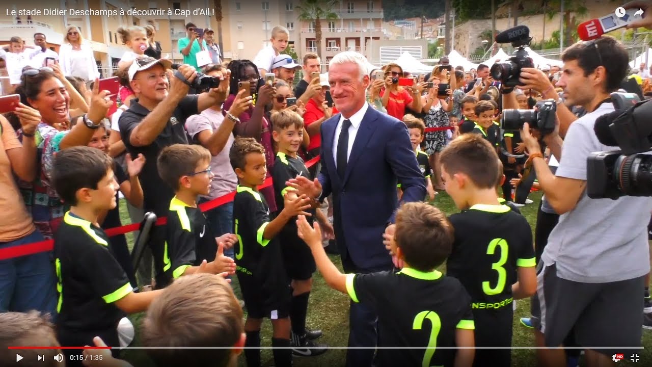 Le stade Didier Deschamps à découvrir à Cap d’Ail ! YouTube