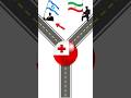 Iran 🇮🇷 vs Israel 🇮🇱 Who Has More Supporters?😱 #iran #israel #iranisraelwar #flagchallenge #usa