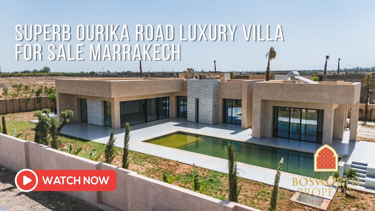 Superb Ourika Road Luxury Villa For Sale Marrakech