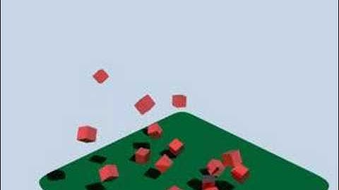 Blender Falling Blocks Mess