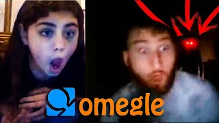 DEMON CAUGHT IN BACKGROUND WHILE ON OMEGLE PARTS 1 THROUGH 6