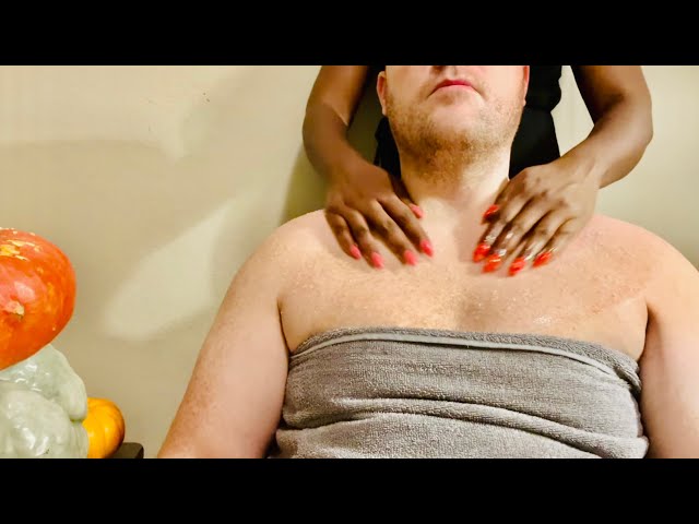 Hair Scratch ASMR :Grooming of a gentleman