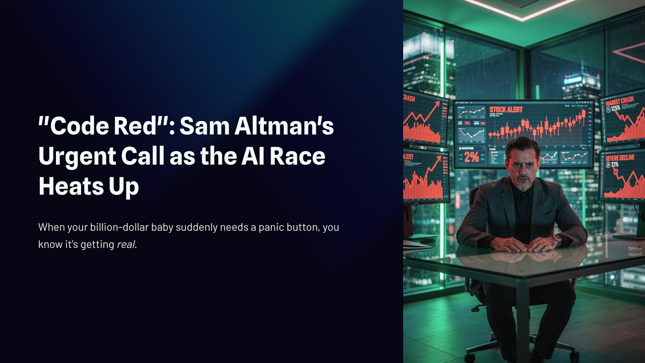 "Code Red": Sam Altman's Urgent Call as the AI Race Heats Up - YouTube