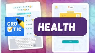 Crostic Health Answers - Crostic Puzzle Word Games