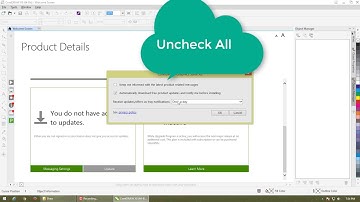how to stop auto update corelDraw X8