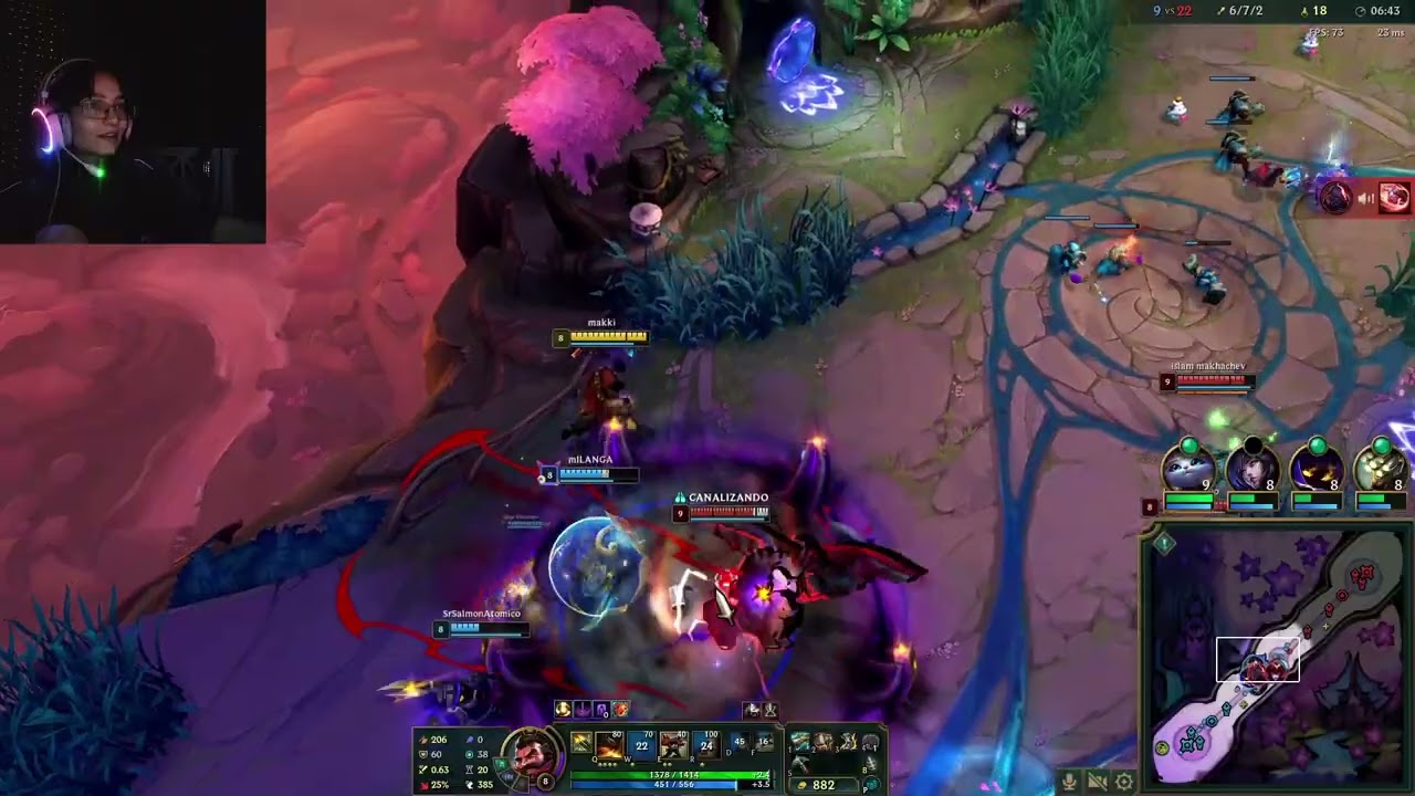 manqueando en el lol con milanga45