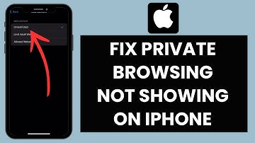 FIX Private Browsing Missing on Safari iPhone (Quick & Easy!)