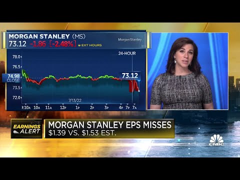 Morgan Stanley earnings miss on both top and bottom lines