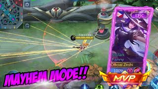 Super Aggressive Fanny Mayhem Montage Aggressive Mayhem Mode Fanny Zeshi Is Back??