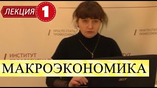 Макроэкономика. Лекция 1. Предмет, история, основные показатели макроэкономики.