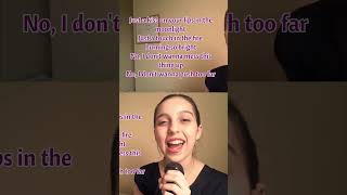 JUST A KISS (Female Part Only - Karaoke) -  #shorts#duetwithme #duets #ladyantebellum #youtubeshorts