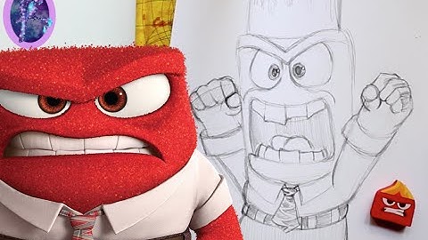 How to Draw ANGER from Pixar