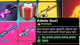 Got Admin Gun, Royal Pack, etc. (Roblox Big Paintball)