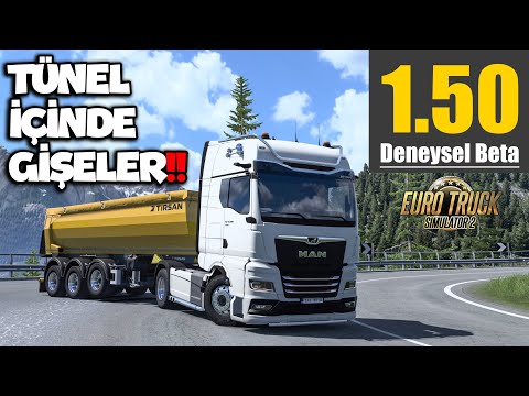 Ets 2 1.50 Deneysel Beta !! Tünel İçinde Gişeler | Bitmeyen Tüneller !!