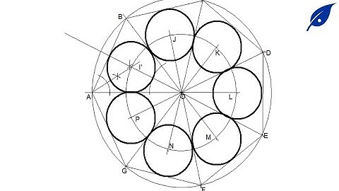 Construct Equal Circles in A Given Polygon || Engineering Drawing