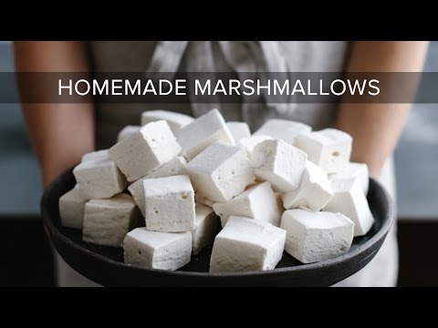 HOW TO MAKE MARSHMALLOWS  homemade marshmallows without corn syrup