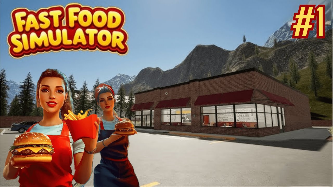 🤩Кәсіпкер Рэйден жаңа 🍔Бургер кафе ашты! 🤑Клиенттер ағылып жатыр! (1 - бөлім) Fast Food Simulator