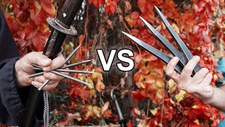 Bo-Shuriken VS Throwing Knives (Lords of the Blades Ep.22)