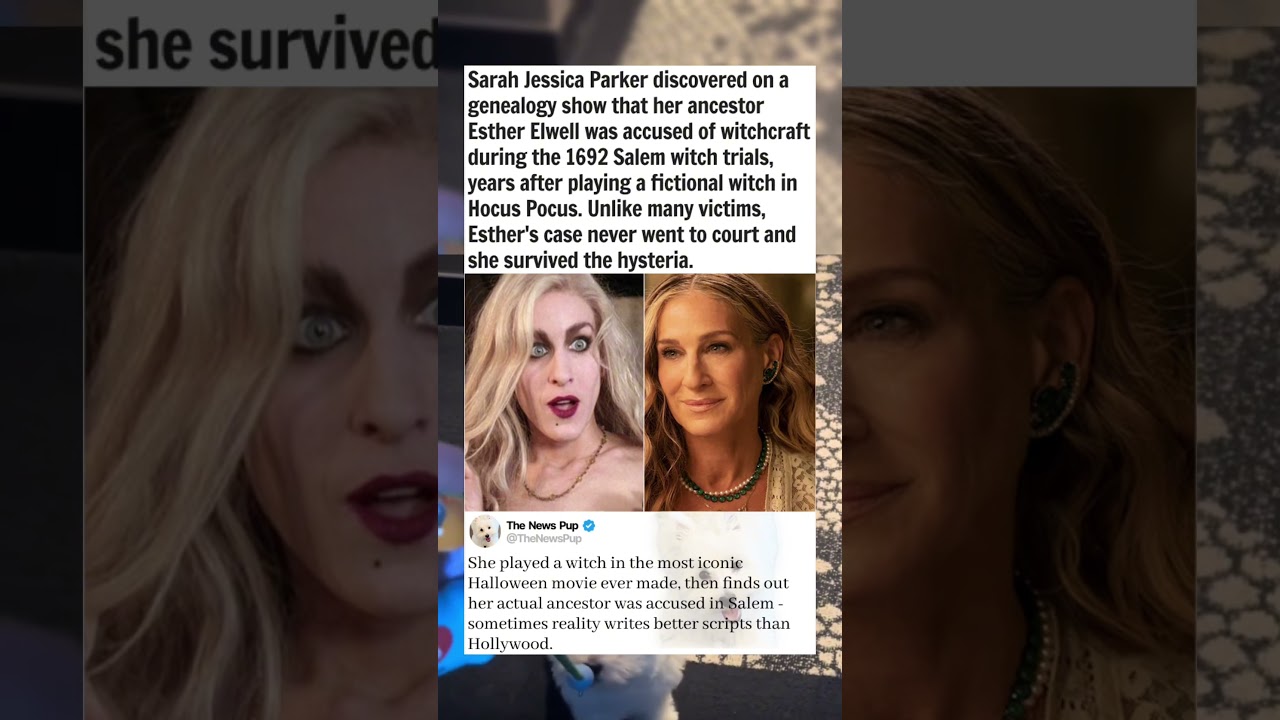 Hocus Pocus Star's Shocking Discovery: Her Ancestor Was Accused in Salem Witch Trials