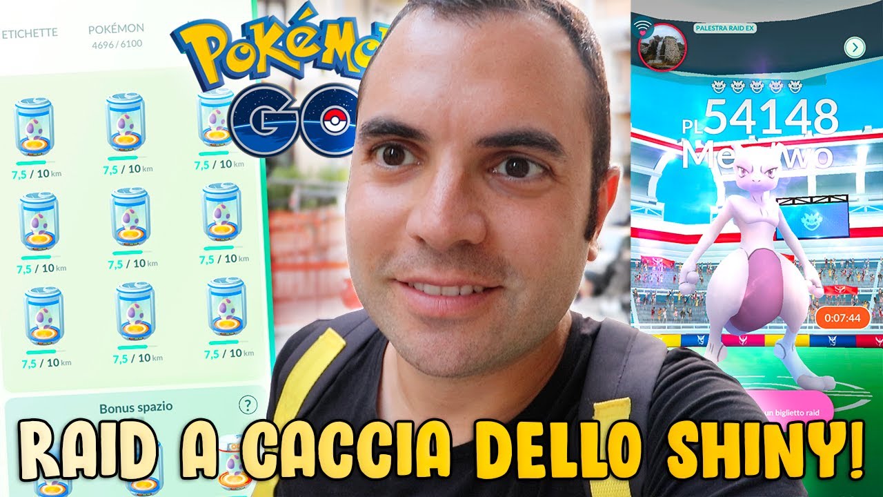 EGG OPENING DA 10 KM e RAID DI MEWTWO A CACCIA DELLO SHINY! - Pokémon GO