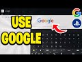 How To Use Google On PS5