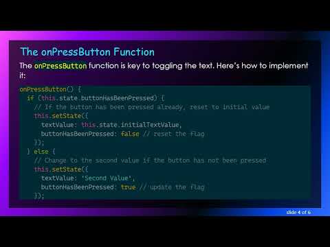 How to Create a Toggle Button in Your React Native App