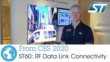From CES 2020: ST60, RF Data Link Connectivity